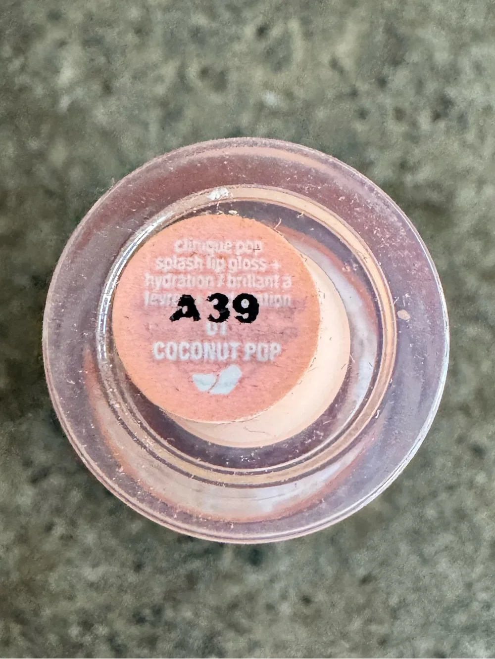 Clinique Coconut Pop 07 Splash Peach Lip Gloss Lacquer